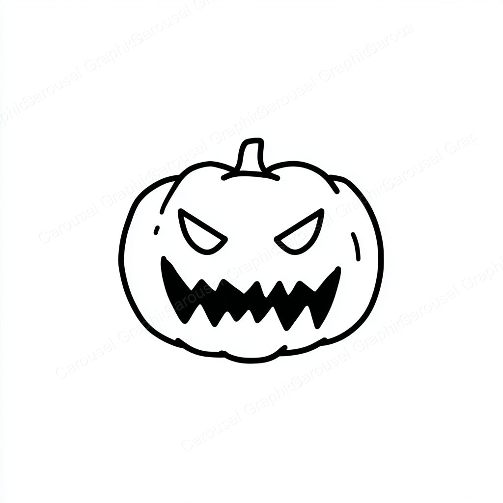 Jack-O-Lantern Vector Graphic preview