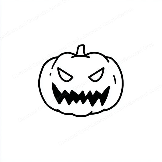 Jack-O-Lantern Vector Graphic preview