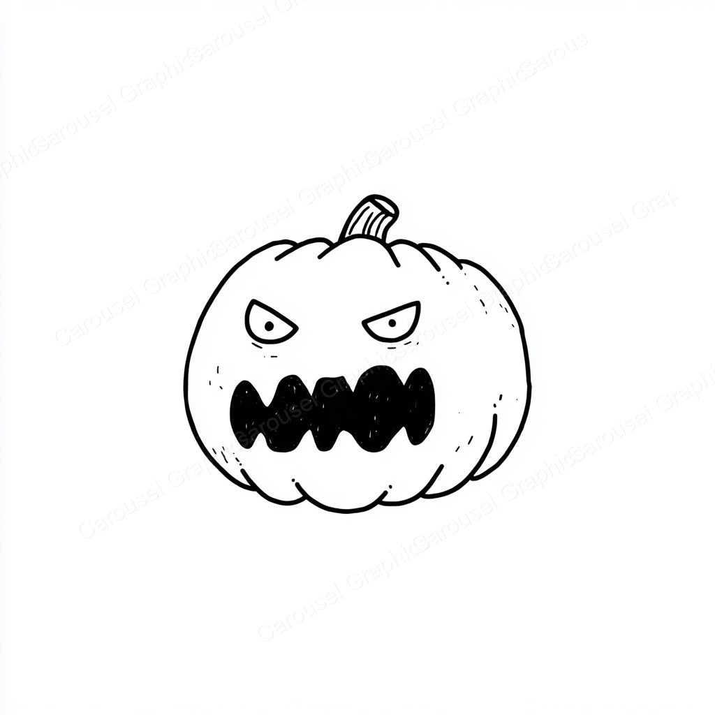 Jack-O-Lantern Vector Graphic preview