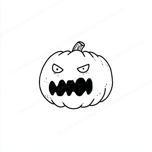 Jack-O-Lantern Vector Graphic preview