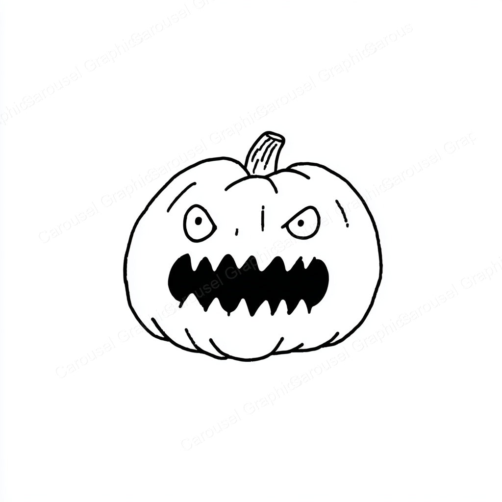 Jack-O-Lantern Vector Graphic preview