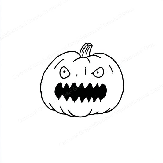 Jack-O-Lantern Vector Graphic preview