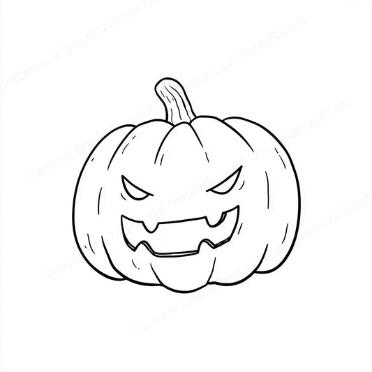 Jack-O-Lantern Vector Graphic preview