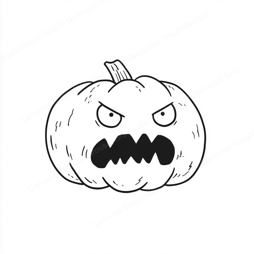 Jack-O-Lantern Vector Graphic preview