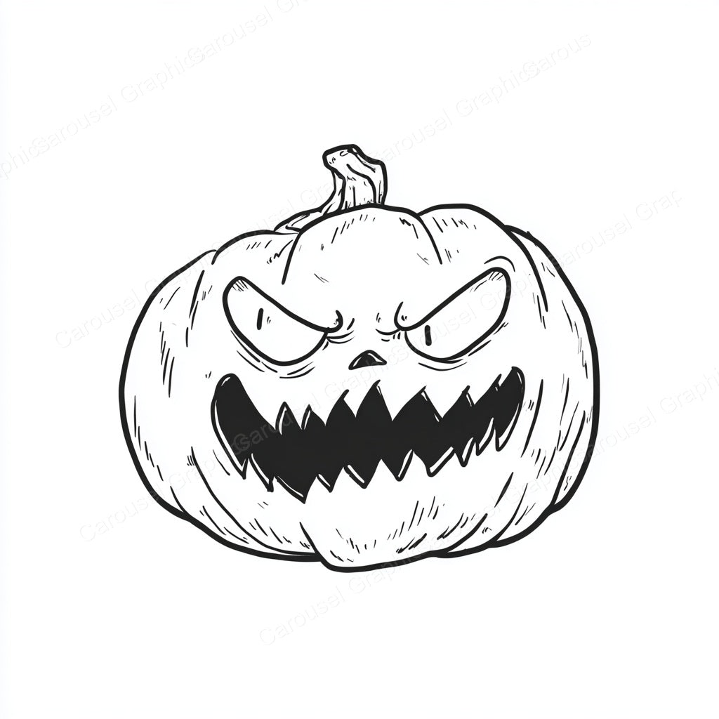 Jack-O-Lantern Vector Graphic preview