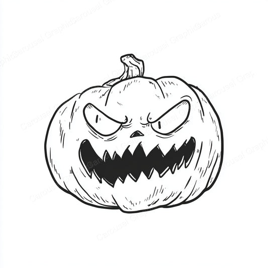 Jack-O-Lantern Vector Graphic preview