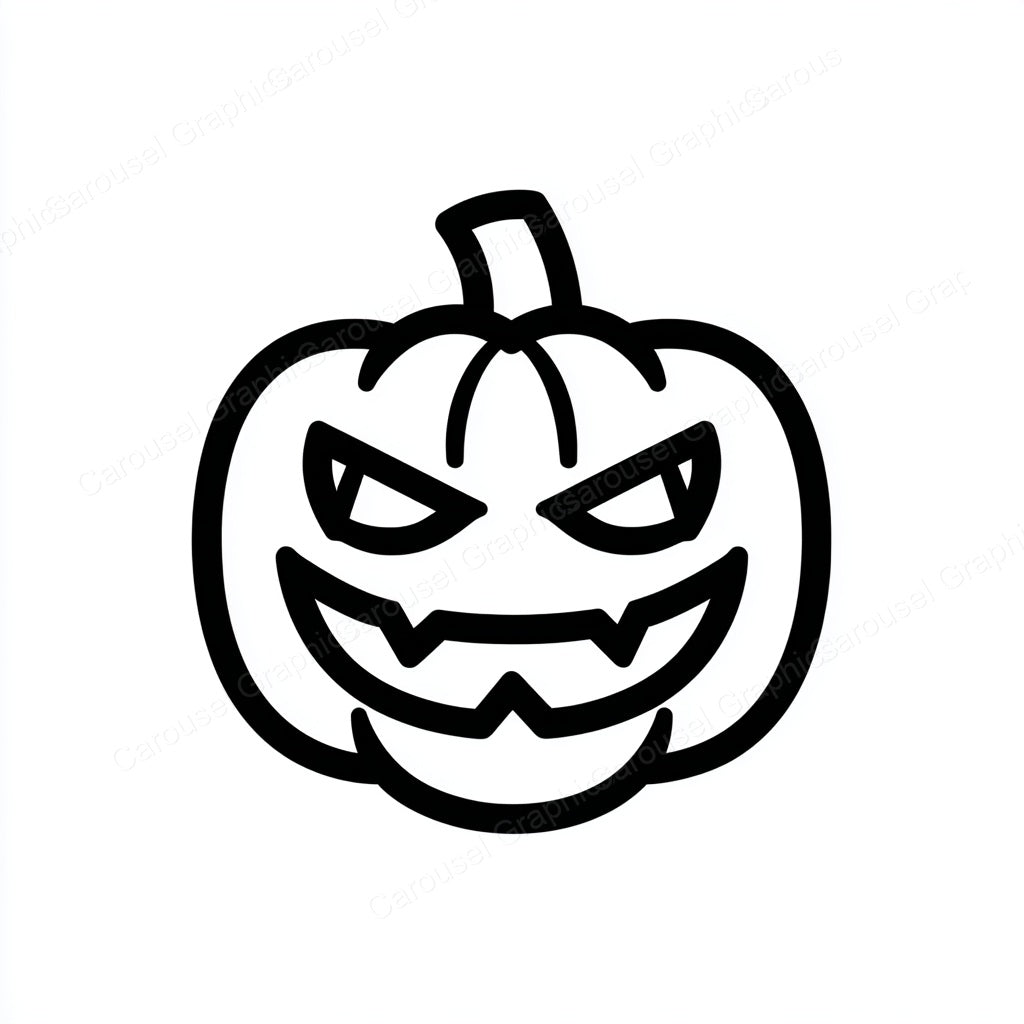 Jack-O-Lantern Vector Graphic preview