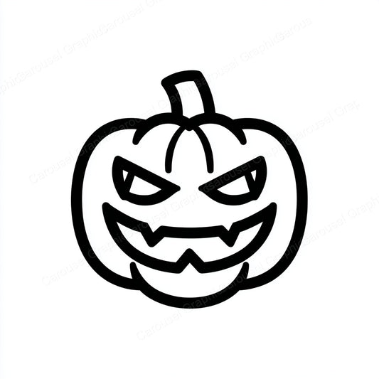 Jack-O-Lantern Vector Graphic preview