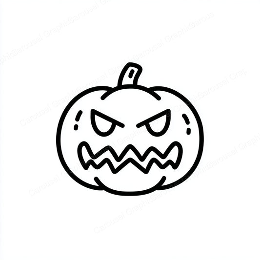 Jack-O-Lantern Vector Graphic preview