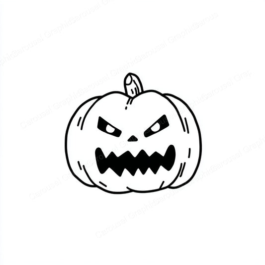 Jack-O-Lantern Vector Graphic preview