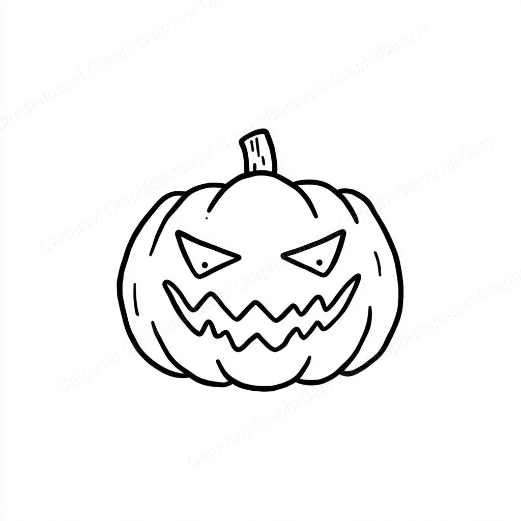 Jack-O-Lantern Vector Graphic preview