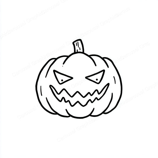 Jack-O-Lantern Vector Graphic preview