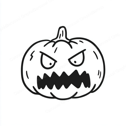 Jack-O-Lantern Vector Graphic preview
