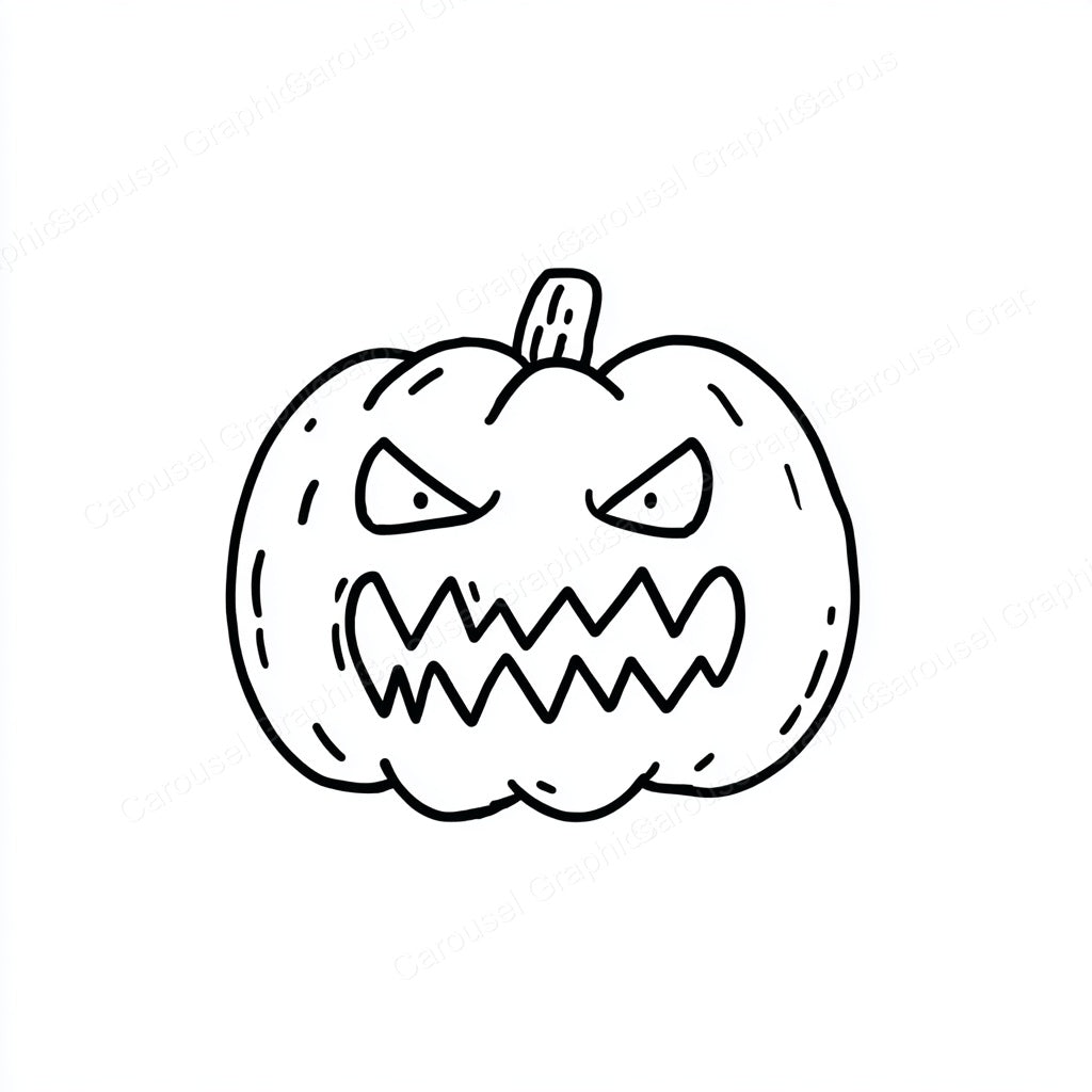 Jack-O-Lantern Vector Graphic preview