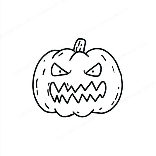 Jack-O-Lantern Vector Graphic preview