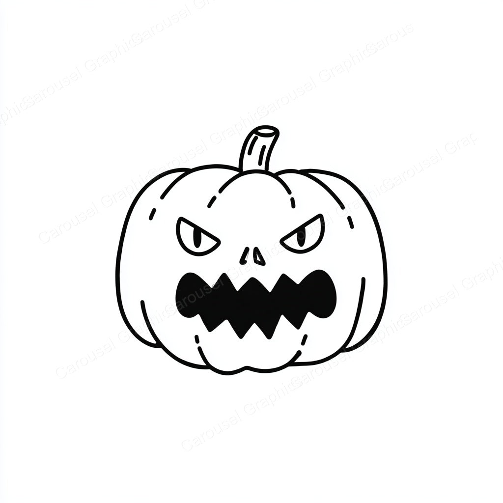 Jack-O-Lantern Vector Graphic preview