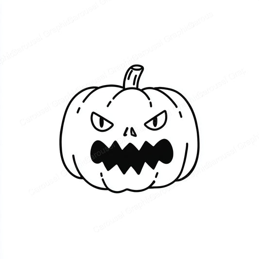 Jack-O-Lantern Vector Graphic preview