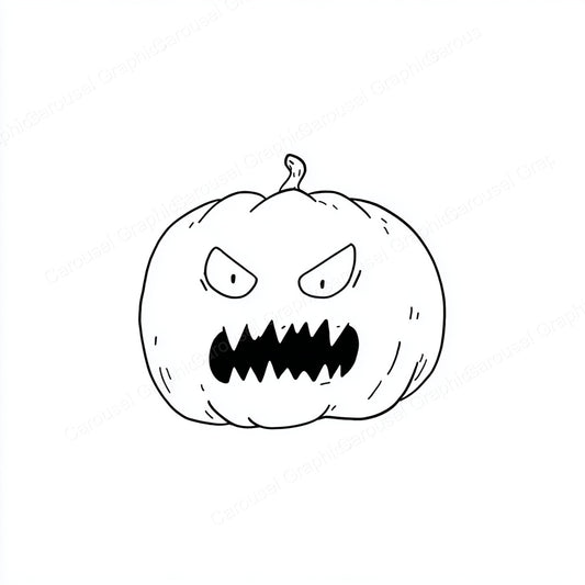 Jack-O-Lantern Vector Graphic preview