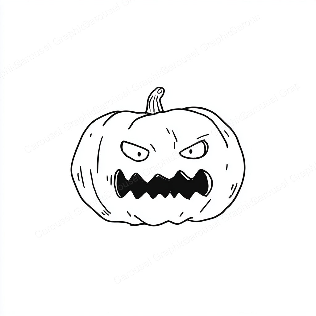 Jack-O-Lantern Vector Graphic preview