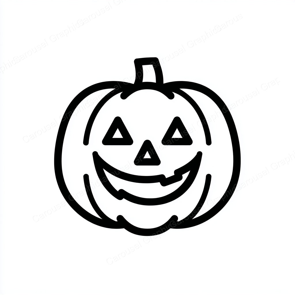 Jack-O-Lantern Vector Graphic preview