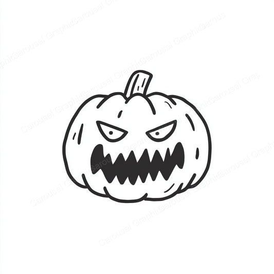 Jack-O-Lantern Vector Graphic preview