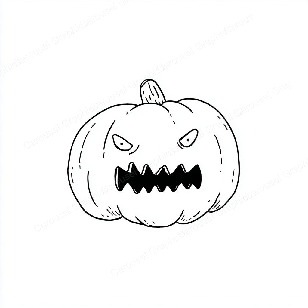 Jack-O-Lantern Vector Graphic preview