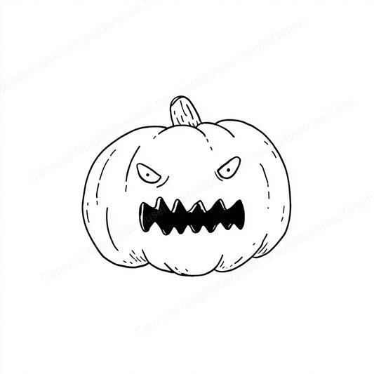 Jack-O-Lantern Vector Graphic preview