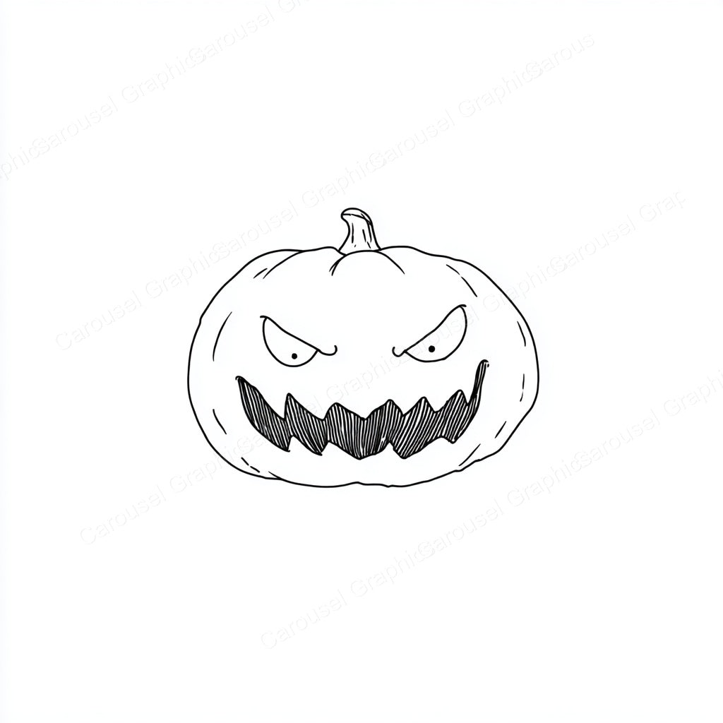 Jack-O-Lantern Vector Graphic preview
