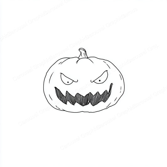 Jack-O-Lantern Vector Graphic preview