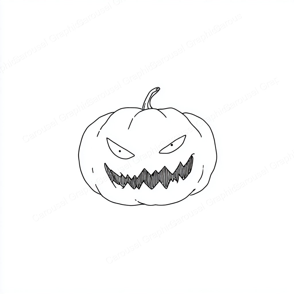 Jack-O-Lantern Vector Graphic preview