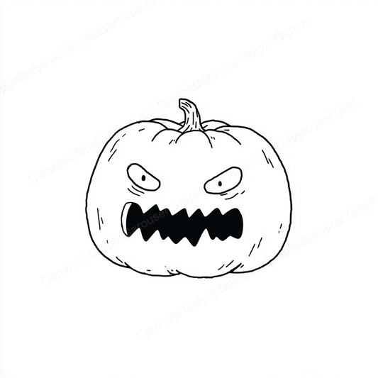 Jack-O-Lantern Vector Graphic preview