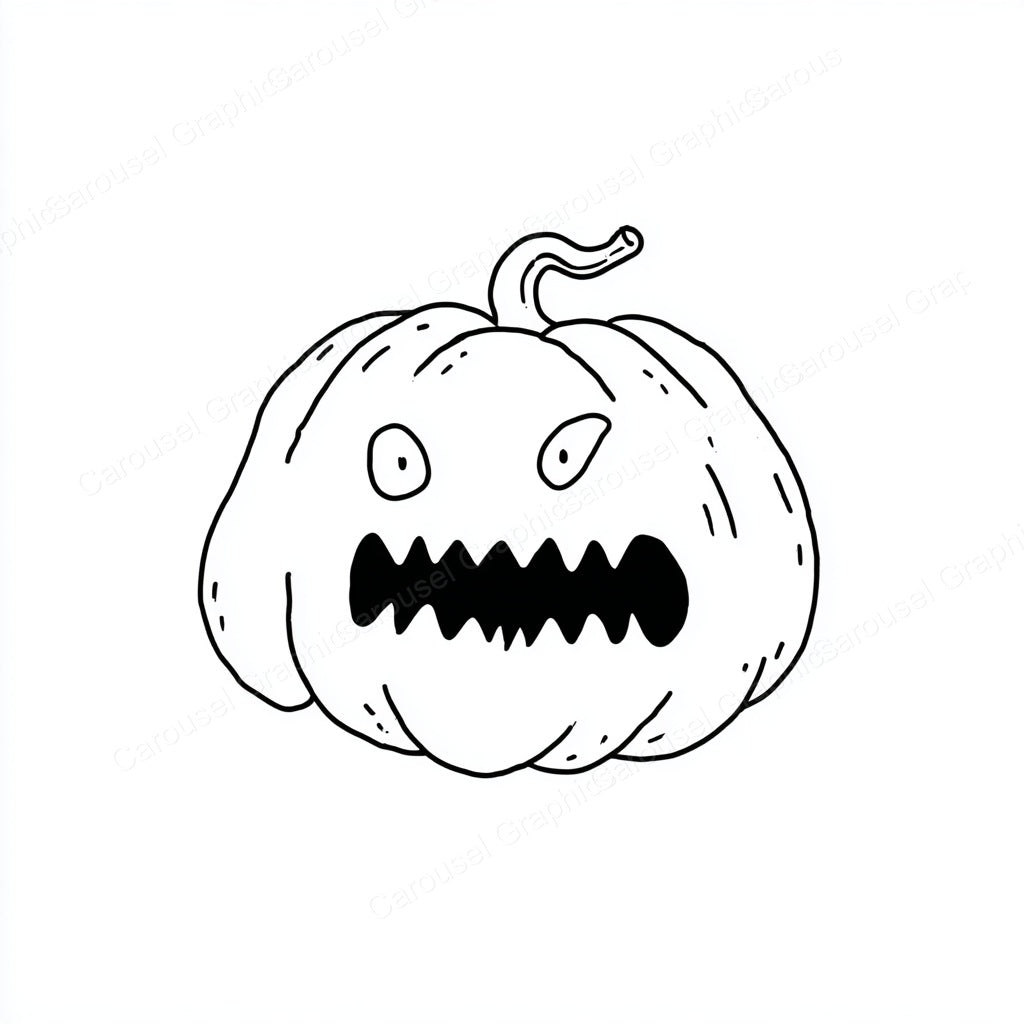 Jack-O-Lantern Vector Graphic preview