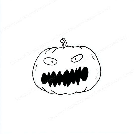 Jack-O-Lantern Vector Graphic preview