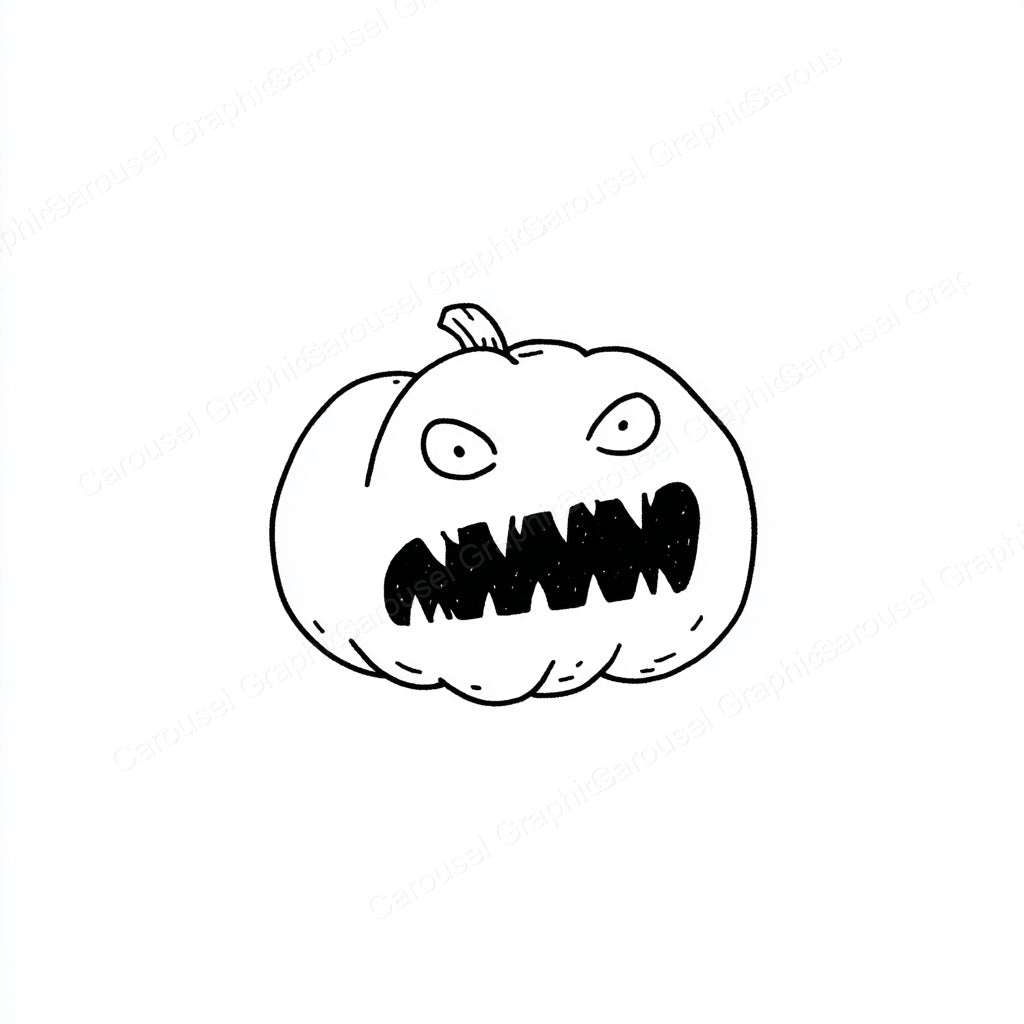 Jack-O-Lantern Vector Graphic preview
