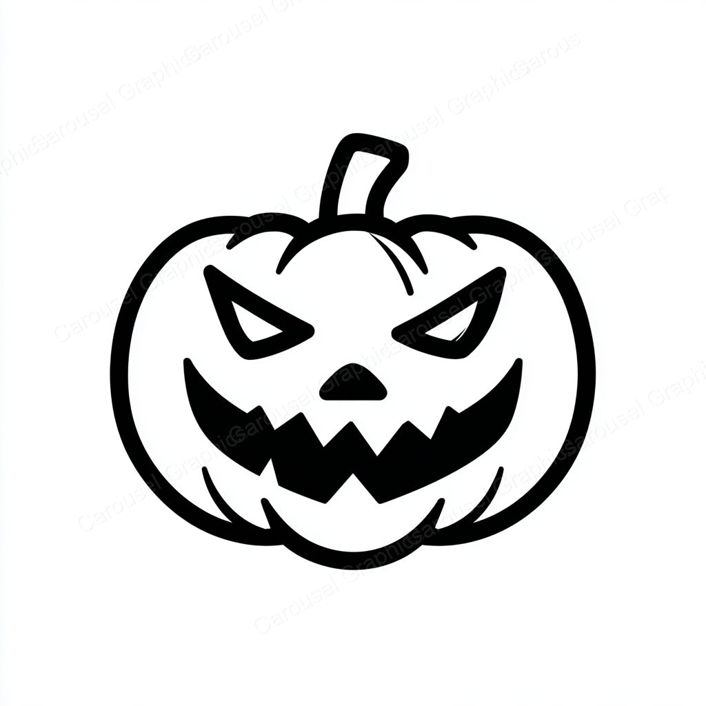 Jack-O-Lantern Vector Graphic preview