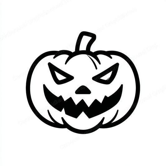 Jack-O-Lantern Vector Graphic preview