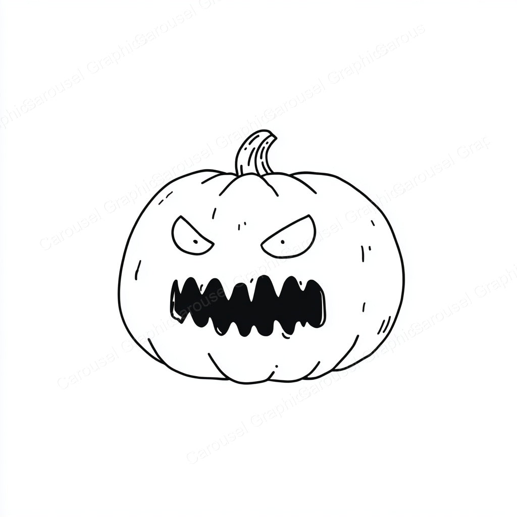 Jack-O-Lantern Vector Graphic preview