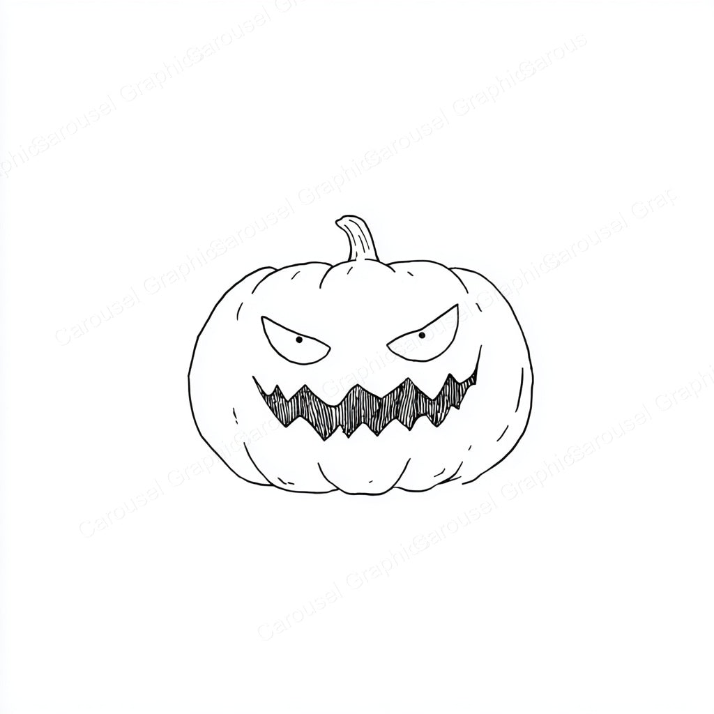 Jack-O-Lantern Vector Graphic preview