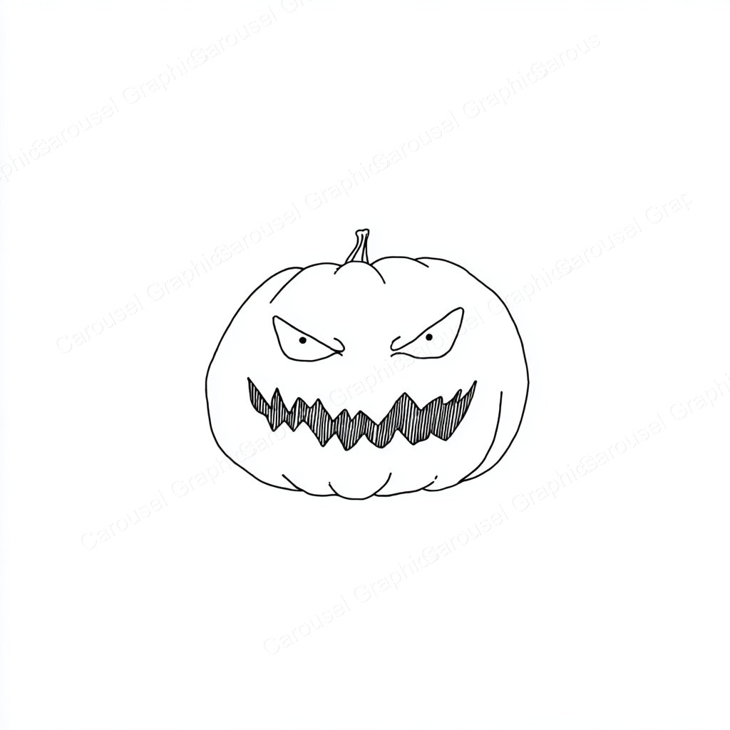 Jack-O-Lantern Vector Graphic preview
