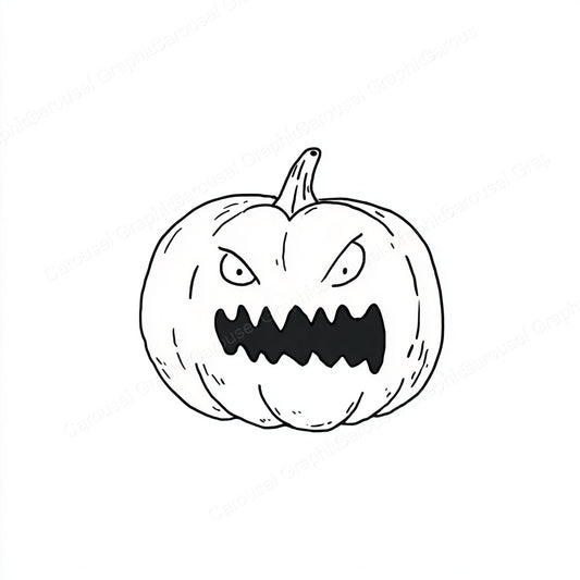 Jack-O-Lantern Vector Graphic preview
