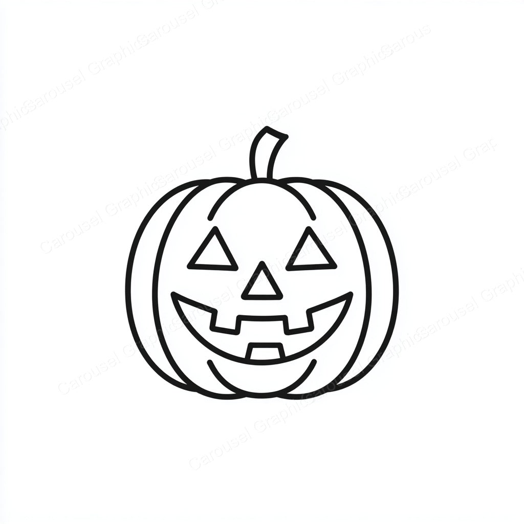 Jack-O-Lantern Vector Graphic preview
