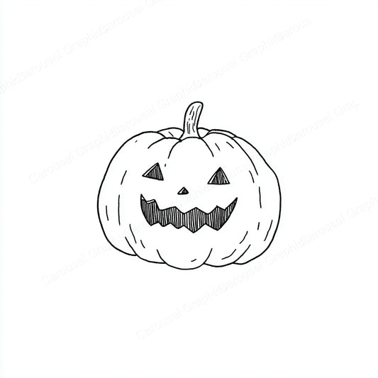 Jack-O-Lantern Vector Graphic preview
