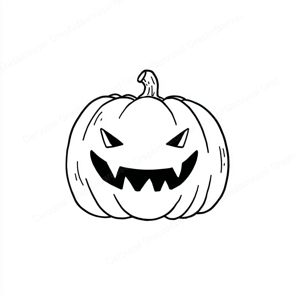 Jack-O-Lantern Vector Graphic preview