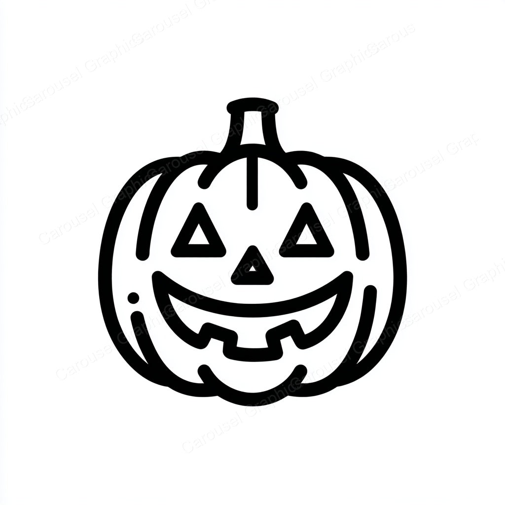 Jack-O-Lantern Vector Graphic preview