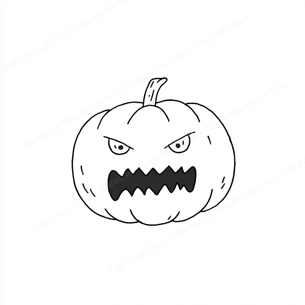 Jack-O-Lantern Vector Graphic preview