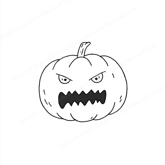 Jack-O-Lantern Vector Graphic preview