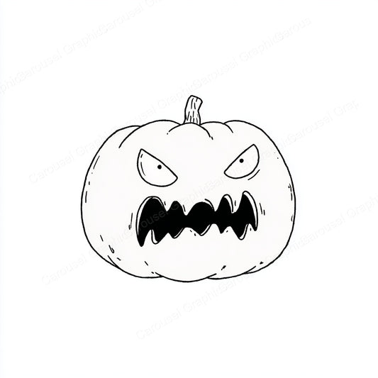 Jack-O-Lantern Vector Graphic preview