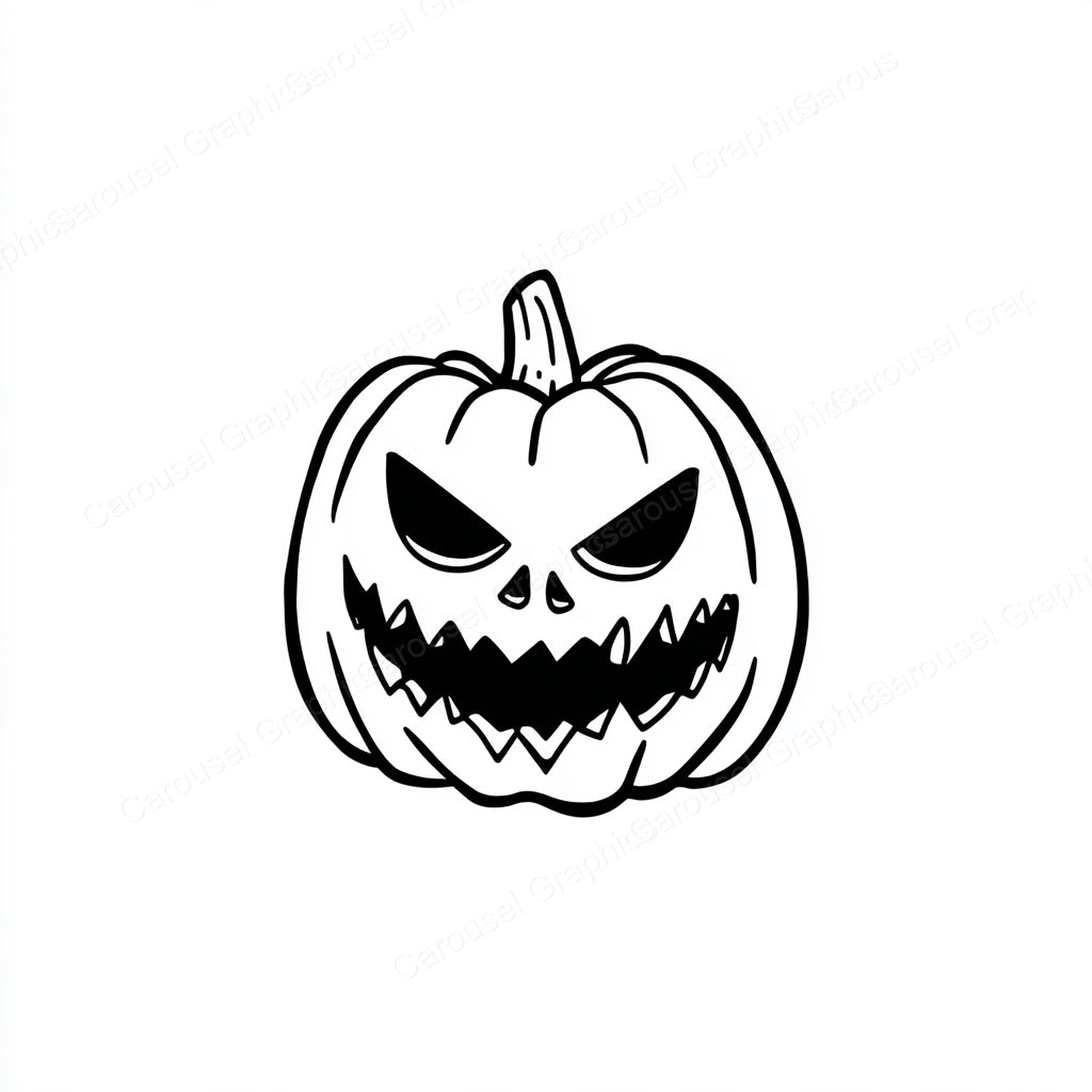 Jack-O-Lantern Vector Graphic preview