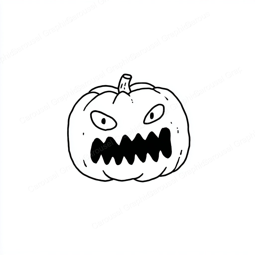 Jack-O-Lantern Vector Graphic preview
