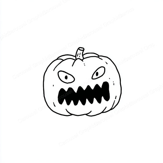 Jack-O-Lantern Vector Graphic preview